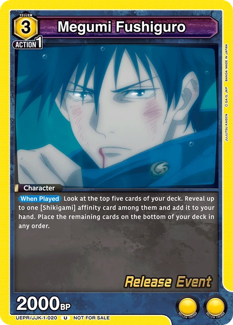 Megumi Fushiguro - Union Arena (English) card