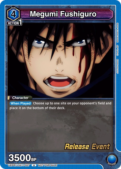 Megumi Fushiguro - Union Arena (English) card