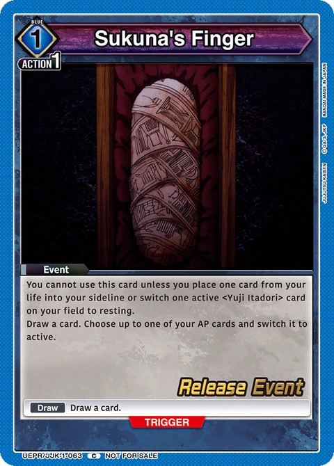 Sukuna's Finger - Union Arena (English) card