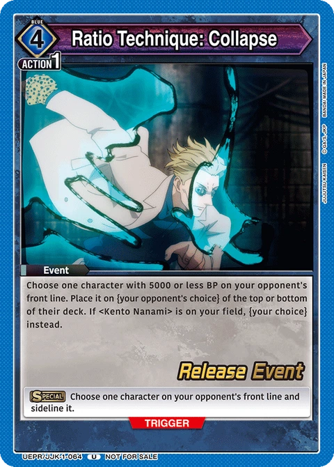 Ratio Technique: Collapse - Union Arena (English) card