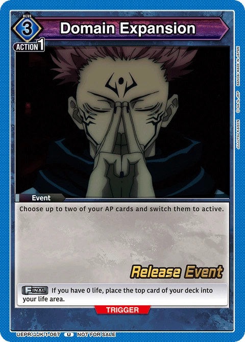Domain Expansion - Union Arena (English) card