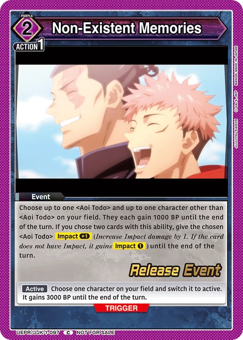 Non-Existent Memories - Union Arena (English) card