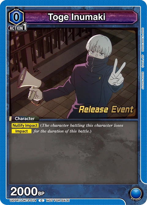 Toge Inumaki - Union Arena (English) card