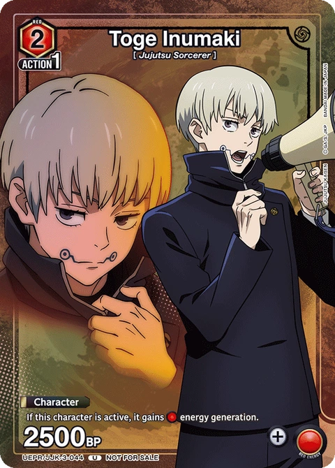 Toge Inumaki - Union Arena (English) card