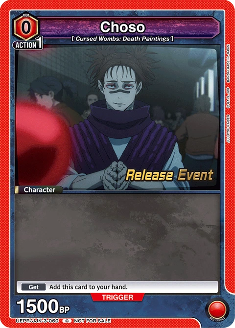Choso - Union Arena (English) card
