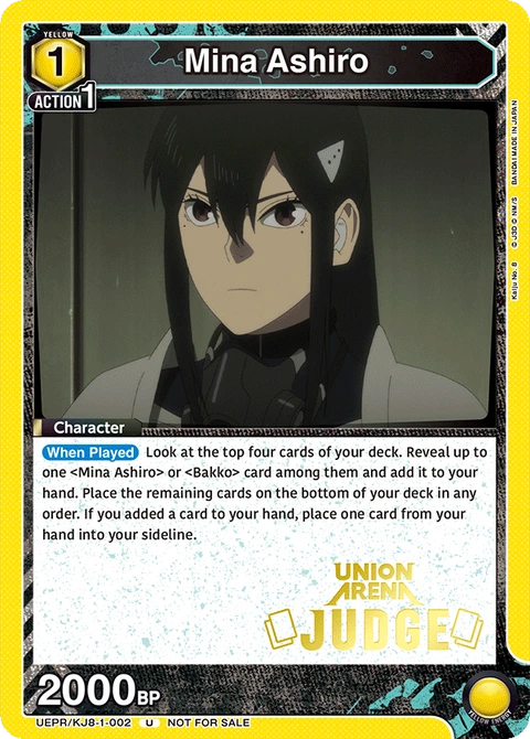 Mina Ashiro - Union Arena (English) card