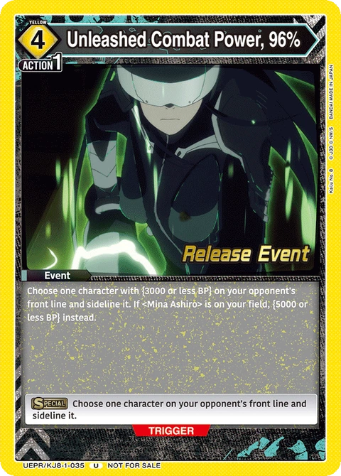 Unleashed Combat Power, 96% - Union Arena (English) card