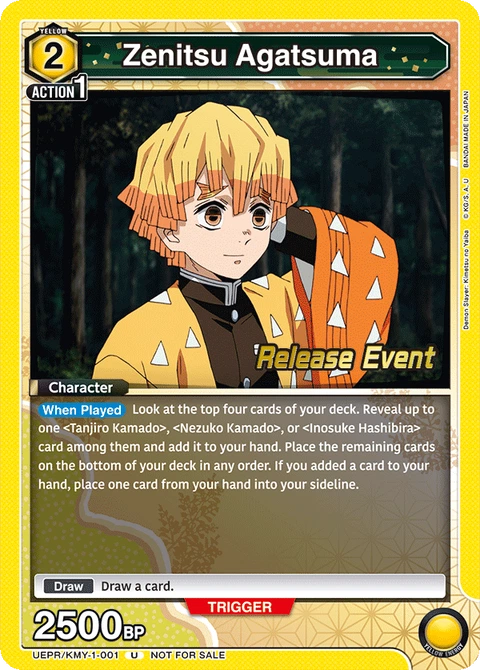 Zenitsu Agatsuma - Union Arena (English) card