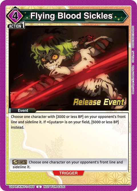 Flying Blood Sickles - Union Arena (English) card