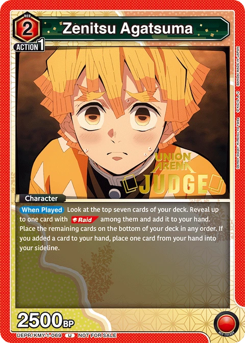 Zenitsu Agatsuma - Union Arena (English) card