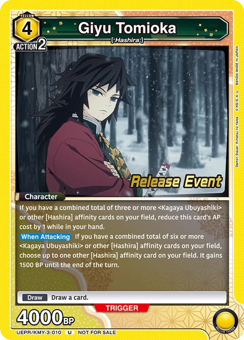Giyu Tomioka - Union Arena (English) card