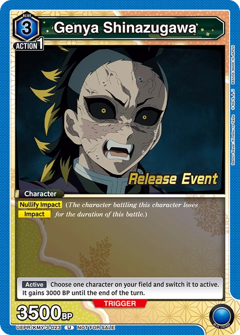 Genya Shinazugawa - Union Arena (English) card