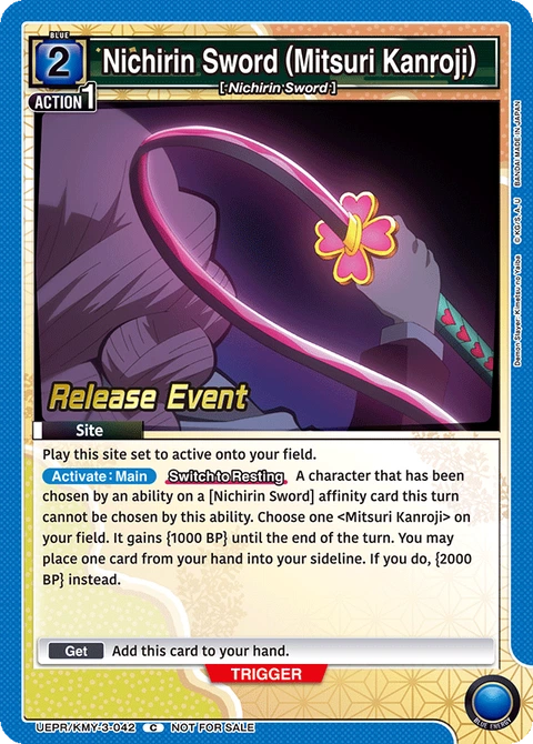 Nichirin Sword (Mitsuri Kanroji) - Union Arena (English) card