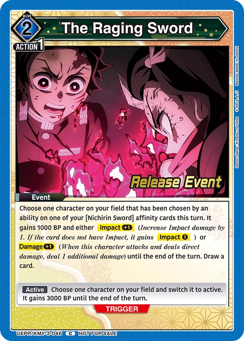 The Raging Sword - Union Arena (English) card