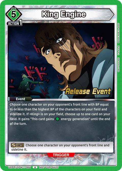 King Engine - Union Arena (English) card