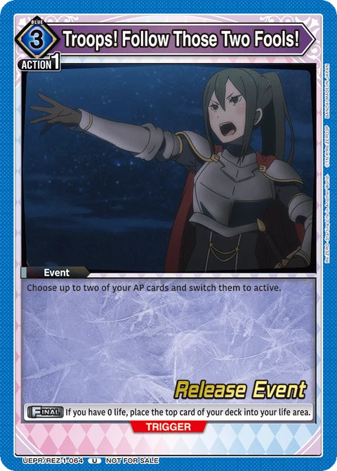 Troops! Follow Those Two Fools! - Union Arena (English) card