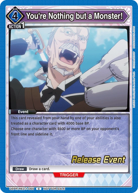 You're Nothing but a Monster! - Union Arena (English) card