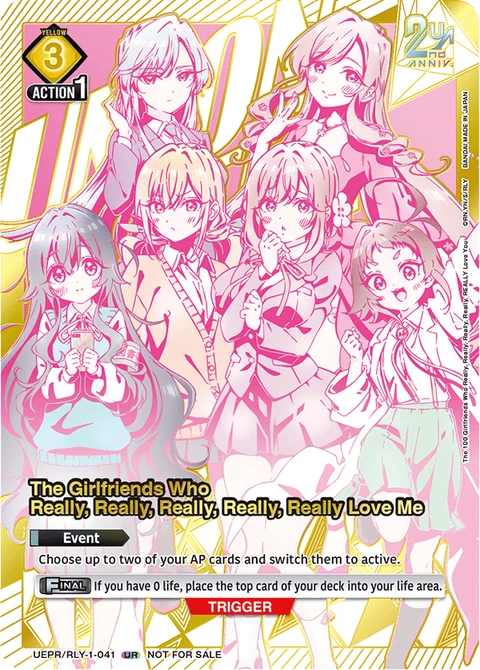The Girlfriends Who Really, Really, Really, Really, Really Love Me - Union Arena (English) card