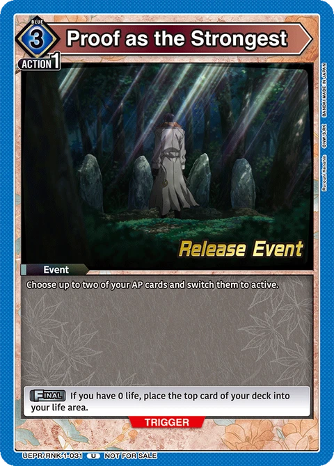 Proof as the Strongest - Union Arena (English) card