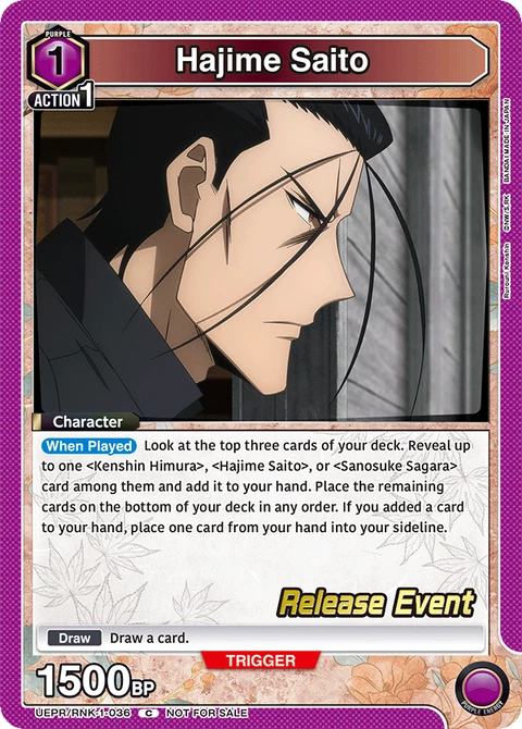 Hajime Saito - Union Arena (English) card