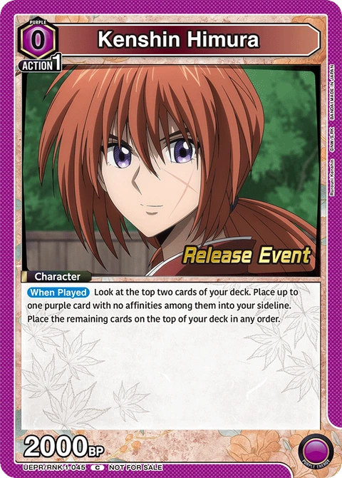 Kenshin Himura - Union Arena (English) card