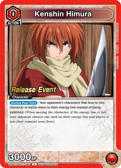 Kenshin Himura - Union Arena (English) card