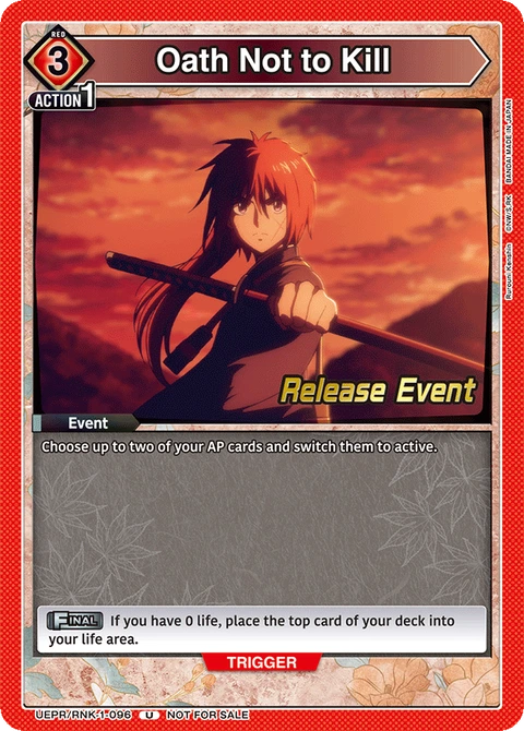 Oath Not to Kill - Union Arena (English) card