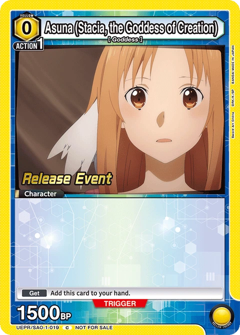 Asuna (Stacia, the Goddess of Creation) - Union Arena (English) card