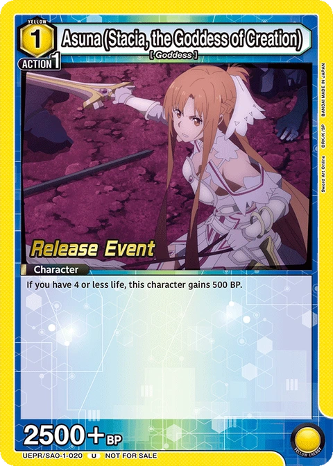 Asuna (Stacia, the Goddess of Creation) - Union Arena (English) card