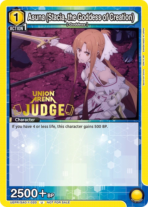 Asuna (Stacia, the Goddess of Creation) - Union Arena (English) card