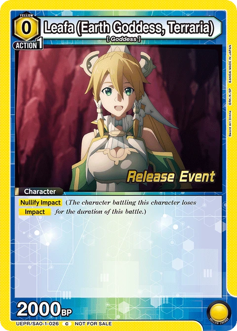 Leafa (Earth Goddess, Terraria) - Union Arena (English) card
