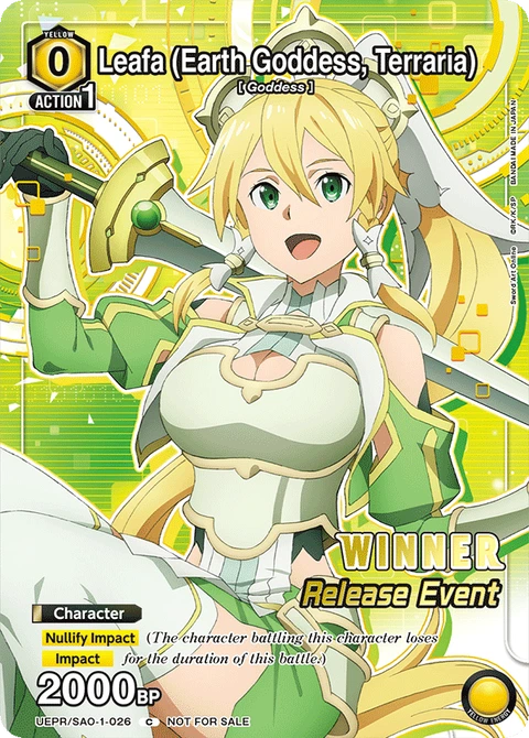 Leafa (Earth Goddess, Terraria) - Union Arena (English) card