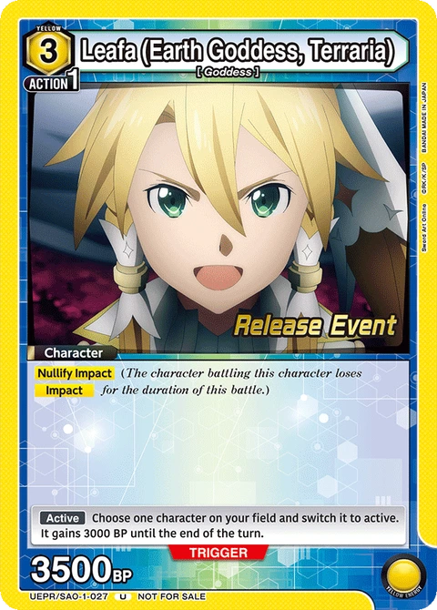 Leafa (Earth Goddess, Terraria) - Union Arena (English) card