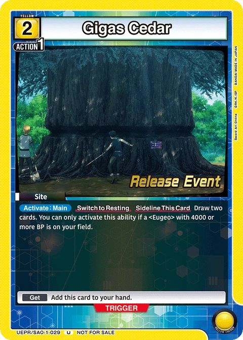 Gigas Cedar - Union Arena (English) card