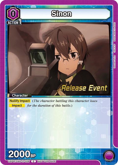 Sinon - Union Arena (English) card