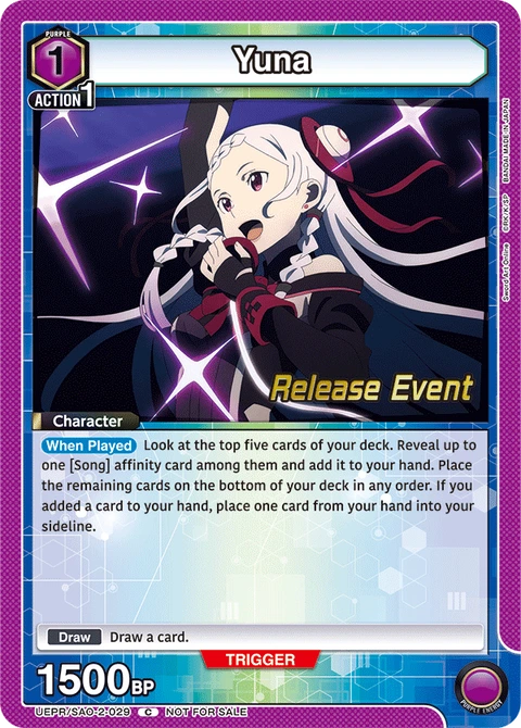 Yuna - Union Arena (English) card