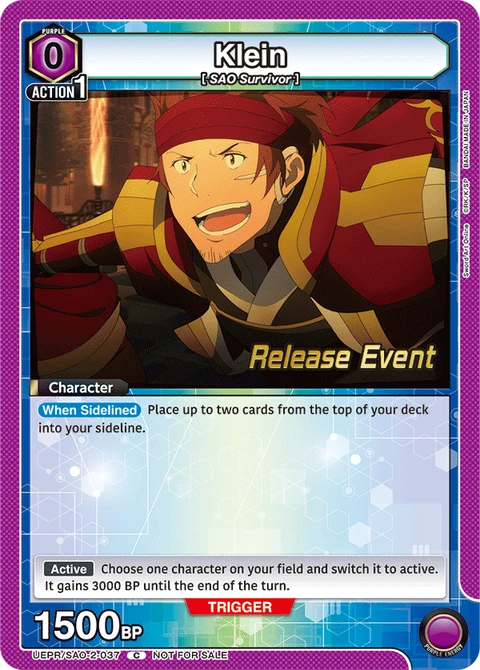 Klein - Union Arena (English) card