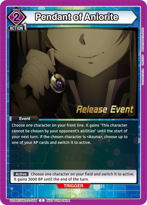 Pendant of Aniorite - Union Arena (English) card