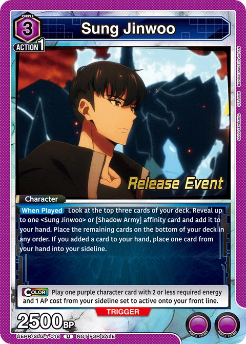 Sung Jinwoo - Union Arena (English) card