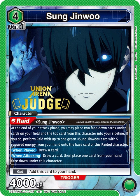 Sung Jinwoo - Union Arena (English) card
