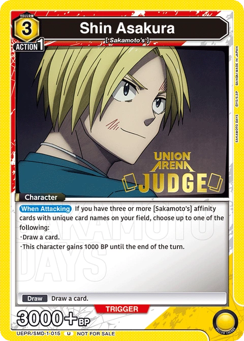 Shin Asakura - Union Arena (English) card