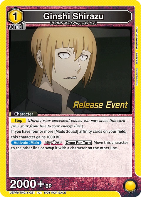 Ginshi Shirazu - Union Arena (English) card