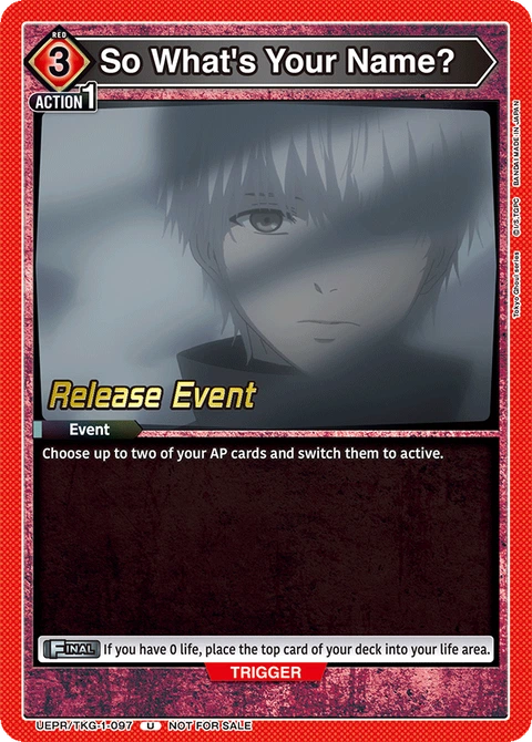 So What's Your Name? - Union Arena (English) card