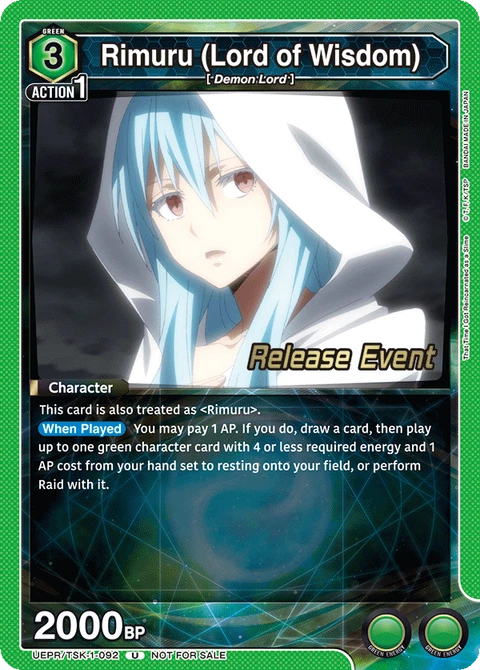 Rimuru (Lord of Wisdom) - Union Arena (English) card