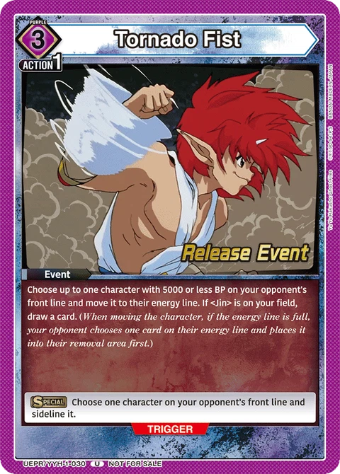 Tornado Fist - Union Arena (English) card