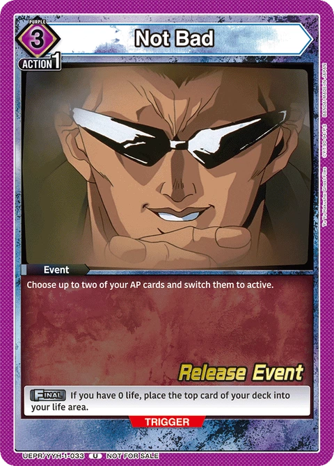 Not Bad - Union Arena (English) card