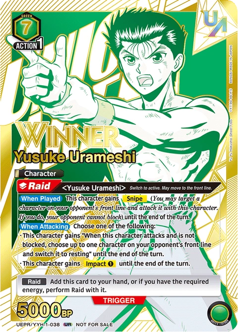 Yusuke Urameshi - Union Arena (English) card