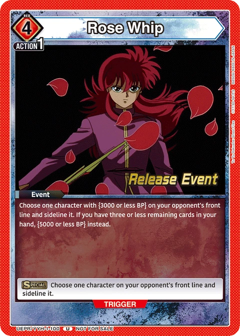 Rose Whip - Union Arena (English) card