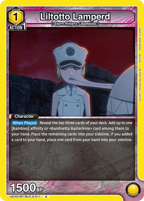 Liltotto Lamperd - Union Arena (English) card