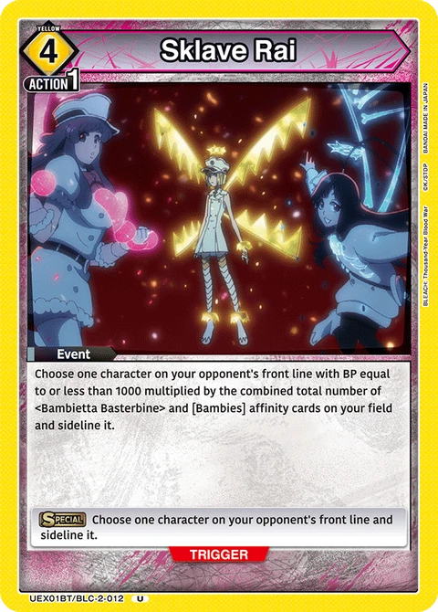 Sklave Rai - Union Arena (English) card